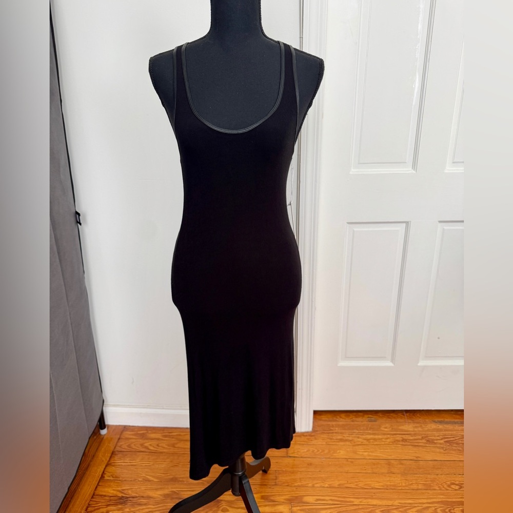 NWT TART Collections Black Sleeveless Bodycon Midi Dress